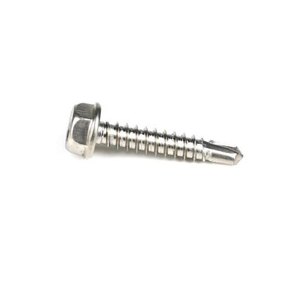 Metallschrauben für das Selbstbohren mit Hexkopf mit INCH-Messsystem und Edelstahl