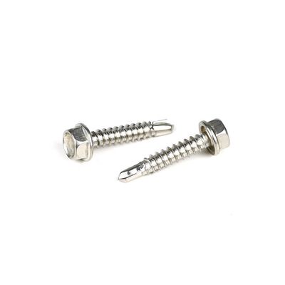 Metallschrauben für das Selbstbohren mit Hexkopf mit INCH-Messsystem und Edelstahl
