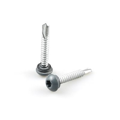 Selbstbohrschraube 12 Bimetallschraube mit Epdm Waschmaschine Bi-Metall Farbbeschichtung Torx Pan Kopf