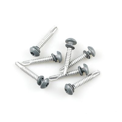 Selbstbohrschraube 12 Bimetallschraube mit Epdm Waschmaschine Bi-Metall Farbbeschichtung Torx Pan Kopf
