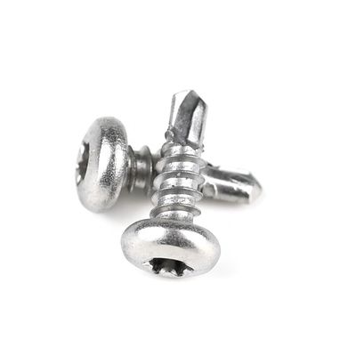 Standard nach Kundenbedarf Edelstahl Torx Pan Kopf Selbstbohrschrauben