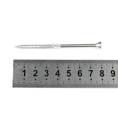 100% QC-Test INCH Holzschraubschraubschraub für Türschnitt Flachkopf Torx-Rückgang Teildraht