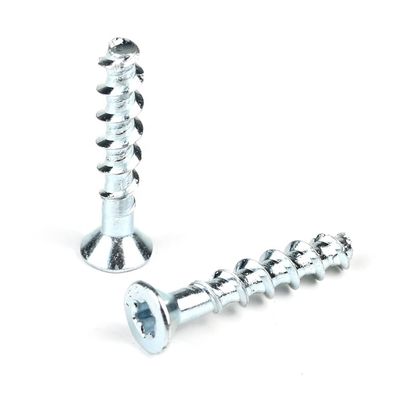 10B21 Kohlenstoffstahl M5x35mm selbstbohrende Flachkopf Torx Betonschrauben für Blockwand