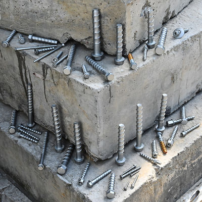 Schwerlastbeschichteter Hex-CSK-Kopf, Selbstklemmen, Beton-Schraubanker, Gitterstange für Mauerwerk