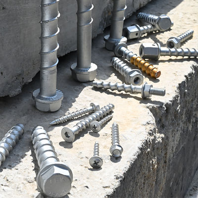 Schwerlastbeschichteter Hex-CSK-Kopf, Selbstklemmen, Beton-Schraubanker, Gitterstange für Mauerwerk