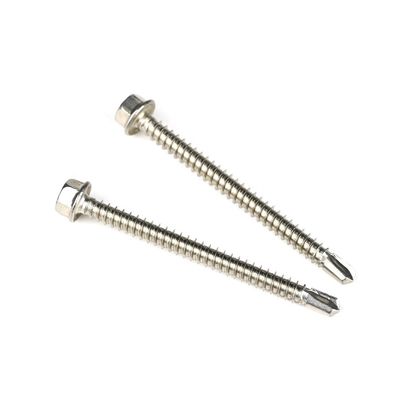 Schwarze Sus316 Hexkopfschrauben kundenspezifische Unterstützung für selbstbohrende Schrauben aus Edelstahl