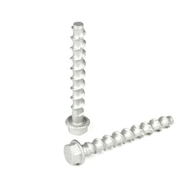 Sorgfältig gefertigte M8x75mm Flansche Sechseckkopf Betonschrauben Edelstahl 410