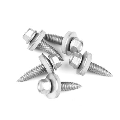 Edelstahl Ruspert Hexkopf EPDM Waschmaschine Trockenwand Schraube Selbstklemmen Dachschraube 6.0x25