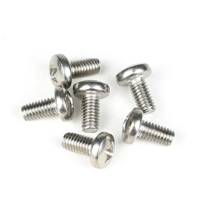 100% QC getestet SUS304 M6 Truss Head Phillips 12mm Pan Head Maschinenschraubschraub für Gasöfen