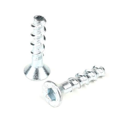 Mauerwerk Zinkplattierung 50mm M8 Stahl Hex Socket Countersunk Flat Head Bolzen für langlebige