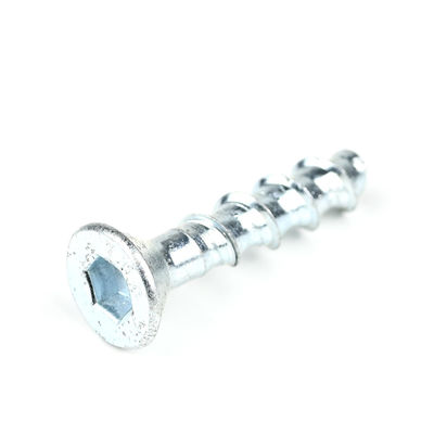Mauerwerk Zinkplattierung 50mm M8 Stahl Hex Socket Countersunk Flat Head Bolzen für langlebige