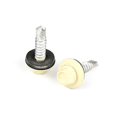 Stehende Nahtdecke Ss304 Bimetall-Selbstbohrschraube mit EPDM-Dichtung 5.5x25