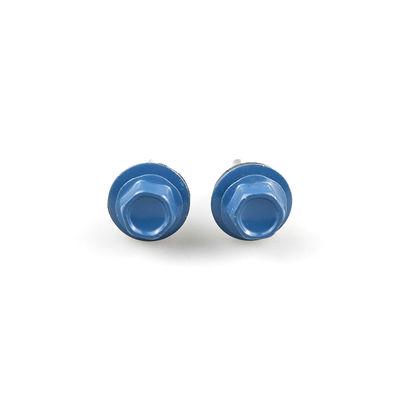 6.3x22 Hexkopf-Selbstbohrschraube Edelstahl Bi-Metall-Dach-Stichschrauben in Blau