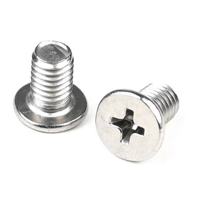 100% QC getestet Edelstahl Flat Phillips M5 X 8mm Maschinenschrauben für Warenregal