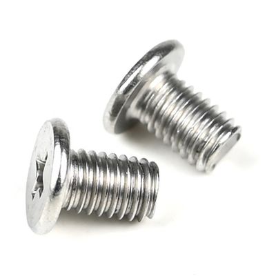 100% QC getestet Edelstahl Flat Phillips M5 X 8mm Maschinenschrauben für Warenregal