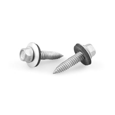 100% QC getestet Bi-Metall-Self-Tapping-Blatt Metallschraube 6x25 mit Epdm Waschmaschine Hex Kopf
