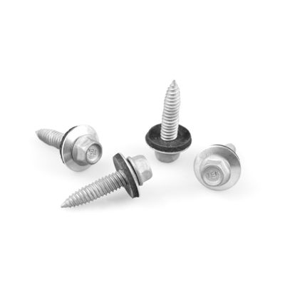 100% QC getestet Bi-Metall-Self-Tapping-Blatt Metallschraube 6x25 mit Epdm Waschmaschine Hex Kopf