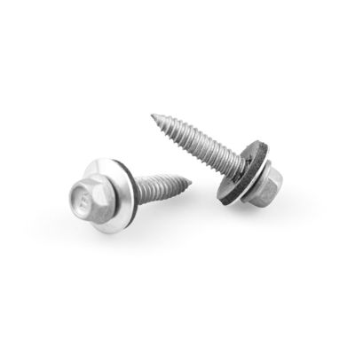 100% QC getestet Bi-Metall-Self-Tapping-Blatt Metallschraube 6x25 mit Epdm Waschmaschine Hex Kopf