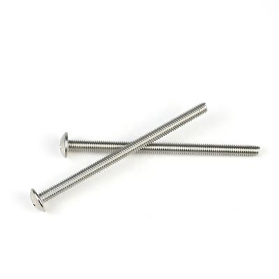 ISO-Standard ZINK Finish M4 Knopf Phillips Kopf Maschine Schraube 65mm Edelstahl SS304