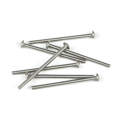 ISO-Standard ZINK Finish M4 Knopf Phillips Kopf Maschine Schraube 65mm Edelstahl SS304