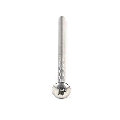 ISO-Standard ZINK Finish M4 Knopf Phillips Kopf Maschine Schraube 65mm Edelstahl SS304