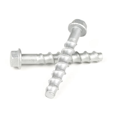 Hex Flanschantrieb Kohlenstoffstahl M12x100mm Betonschrauben für Schwerlastanwendungen