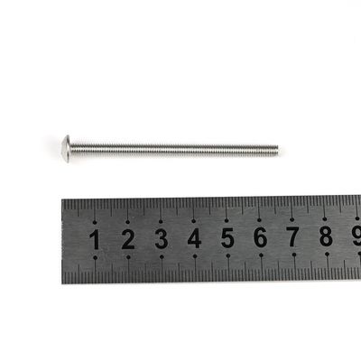 ISO-Standard ZINK Finish M4 Knopf Phillips Kopf Maschine Schraube 65mm Edelstahl SS304