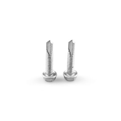 angepasste DIN7504K Flansche Hexkopf Bi-Metall Selbstbohrschrauben 4,8x25mm Standard