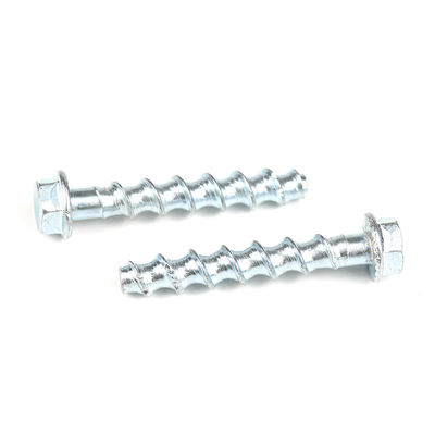 Flachkopfschrauben aus Kohlenstoffstahl, Hexflanschen, aus Beton, für Fassaden-Suspensionen in Zinkplatten