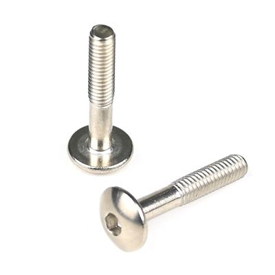 M4 22mm Teilfaden-Schienenkopf Hex-Steckdose-Maschinenschrauben für Küchenhaube