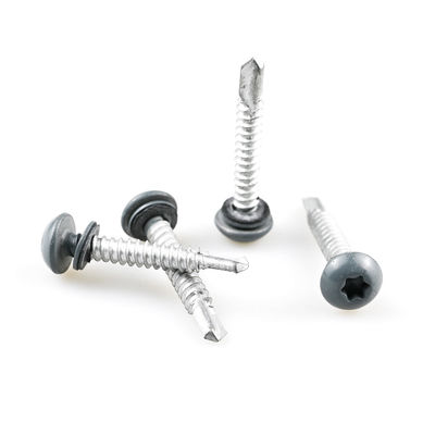 Metrische Torx Pan Kopf Selbstbohrung Tapping Schraube Edelstahl Bimetall Schraube mit Epdm Waschmaschine