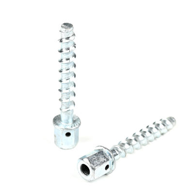 Eisenbahnverkehr M10 80mm Plating Thread Rod Flansche Hex Tornillos De Anclaje Beton Schraubverankerung für Heizung Ventilationssystem