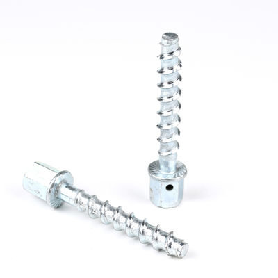 Eisenbahnverkehr M10 80mm Plating Thread Rod Flansche Hex Tornillos De Anclaje Beton Schraubverankerung für Heizung Ventilationssystem