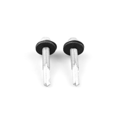Ruspert Finish Edelstahl Kohlenstoffstahl Bi-Metall-Dachschraube mit Gummiwaschmaschine