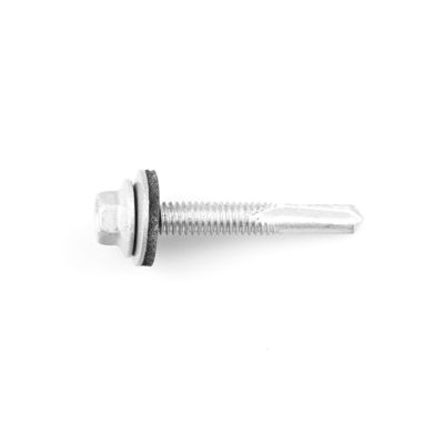 Ruspert Finish Edelstahl Kohlenstoffstahl Bi-Metall-Dachschraube mit Gummiwaschmaschine