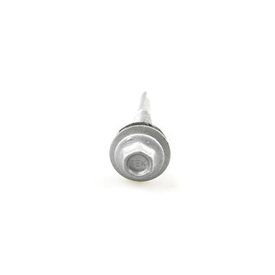 Wafer Head Hex Tek 5.5x38 Bi-Metall DIN7504 Bimetallische Selbstbohrschraube mit EPDM-Wäscher