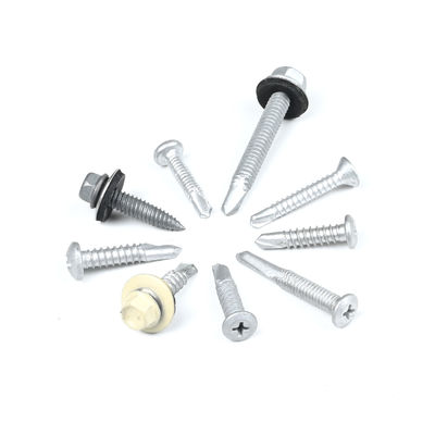 Verkauf Bi Material Hex Csk Pan Kopf Waschmaschine Selbstbohrschraube mit Waschmaschine 100% QC getestet