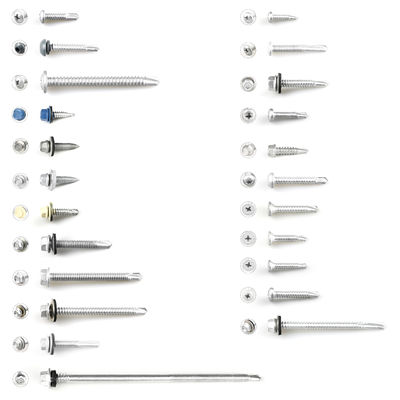 Verkauf Bi Material Hex Csk Pan Kopf Waschmaschine Selbstbohrschraube mit Waschmaschine 100% QC getestet