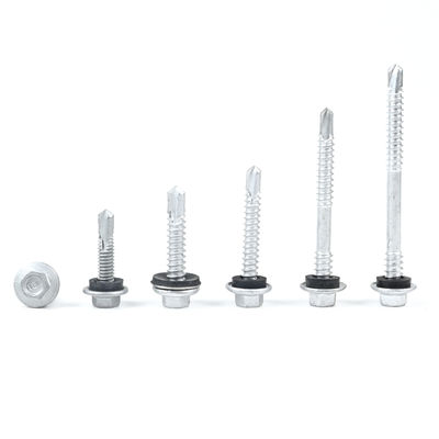 Verkauf Bi Material Hex Csk Pan Kopf Waschmaschine Selbstbohrschraube mit Waschmaschine 100% QC getestet