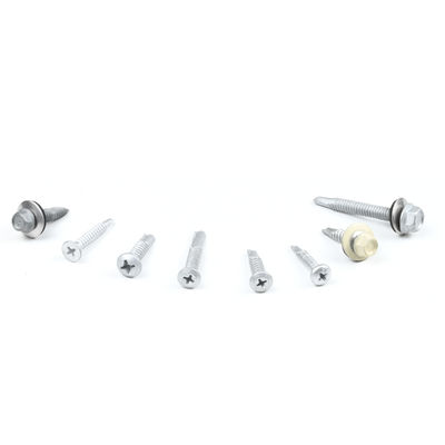 Verkauf Bi Material Hex Csk Pan Kopf Waschmaschine Selbstbohrschraube mit Waschmaschine 100% QC getestet