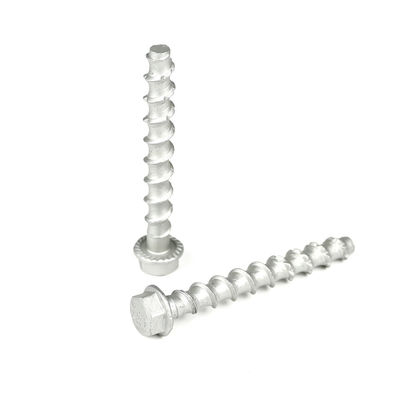 Mechanische selbstbohrende Verankerungsschraube Hexflansche Betonschraube M8 für Schwerlast 410 SS