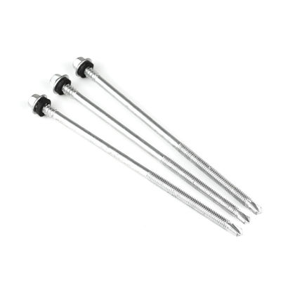 Waferkopf Bimetall Edelstahl Hex Flansche Selbstbohrschraube mit Epdm Waschmaschine