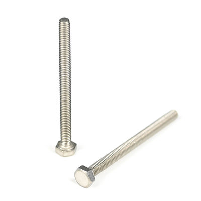 Edelstahl A4 316 Full Thread Hex Din 933 Bolt Solar Fastener Maschine Bolt M4x50