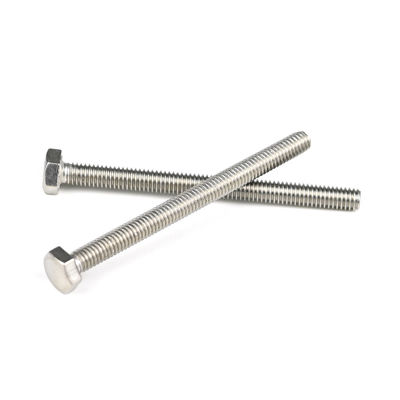 Edelstahl A4 316 Full Thread Hex Din 933 Bolt Solar Fastener Maschine Bolt M4x50