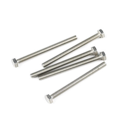 Edelstahl A4 316 Full Thread Hex Din 933 Bolt Solar Fastener Maschine Bolt M4x50