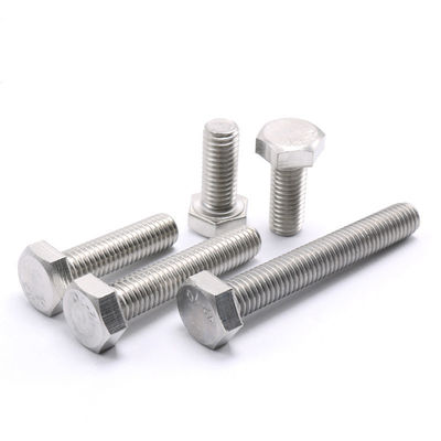 DIN-Standard 304 Edelstahl Hex-Schraube Vollschraube Schraube M4 M5 M6 M8 einfache Veredelung