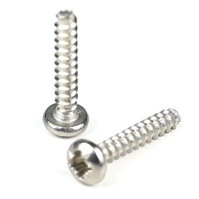 INCH-Messsystem SUS304 Edelstahl-Flachpunkt-Selbstbohrschrauben