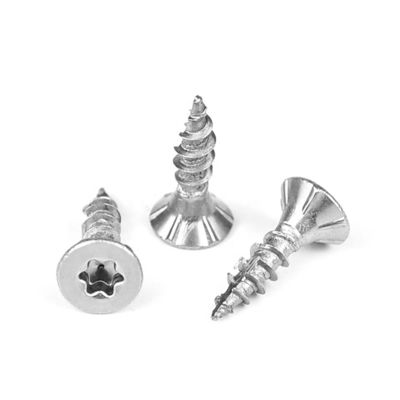 Parafusos Inox Double Cuntersunk Head Torx Chipboard Schraube für Edelstahl Deck
