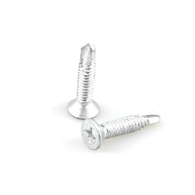 Edelstahl 410 316 Bi-Metall-Flachkopf-Phillips-Selbstbohrschraube ST4.8x25