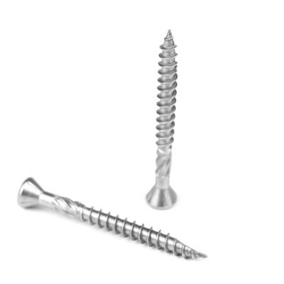 Schwarzzinklackierte Plain Flat Head Collated Deck Schrauben für die Anpassung an ISO-Standard